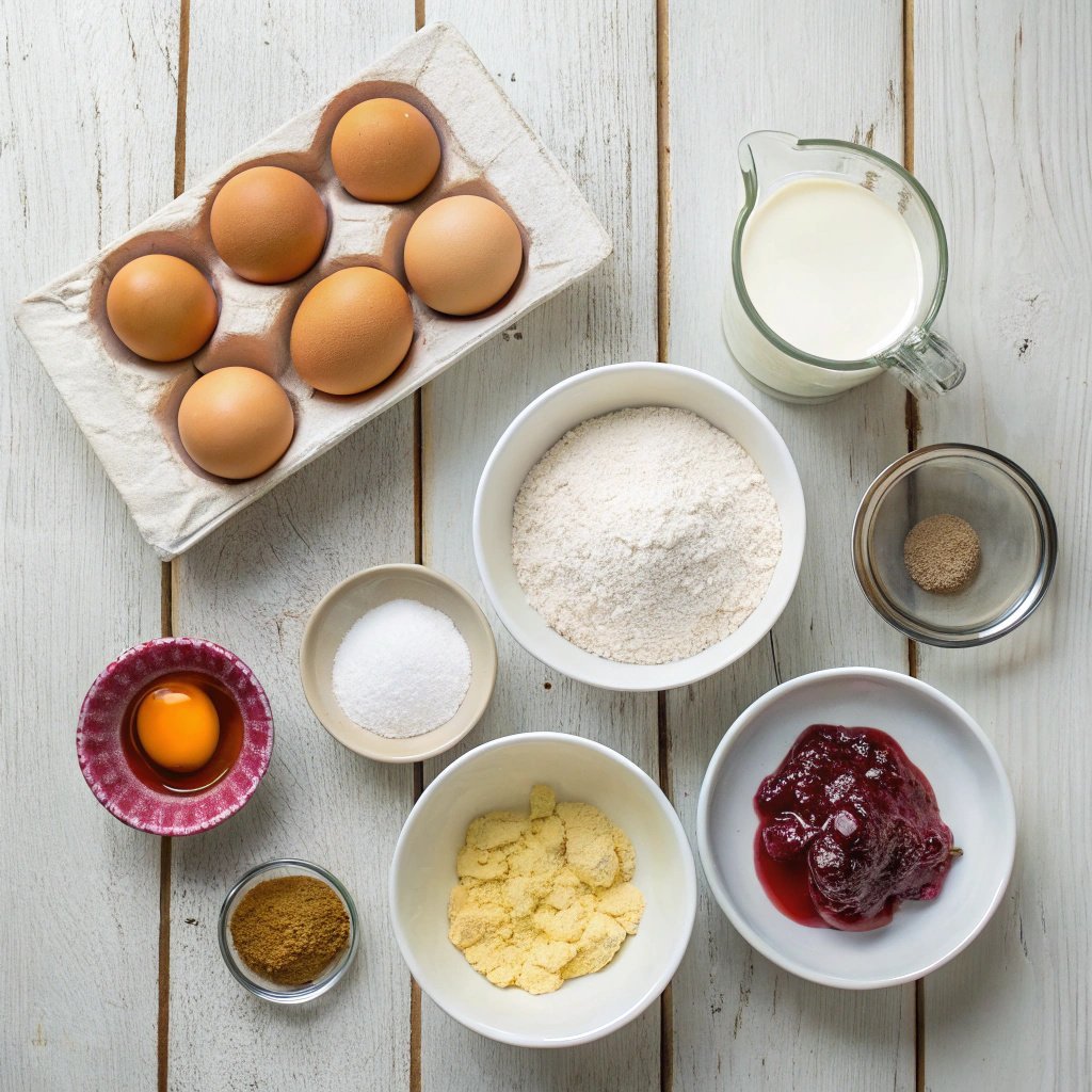Slice of Mini Dutch Princess Cake with creamy filling on fork