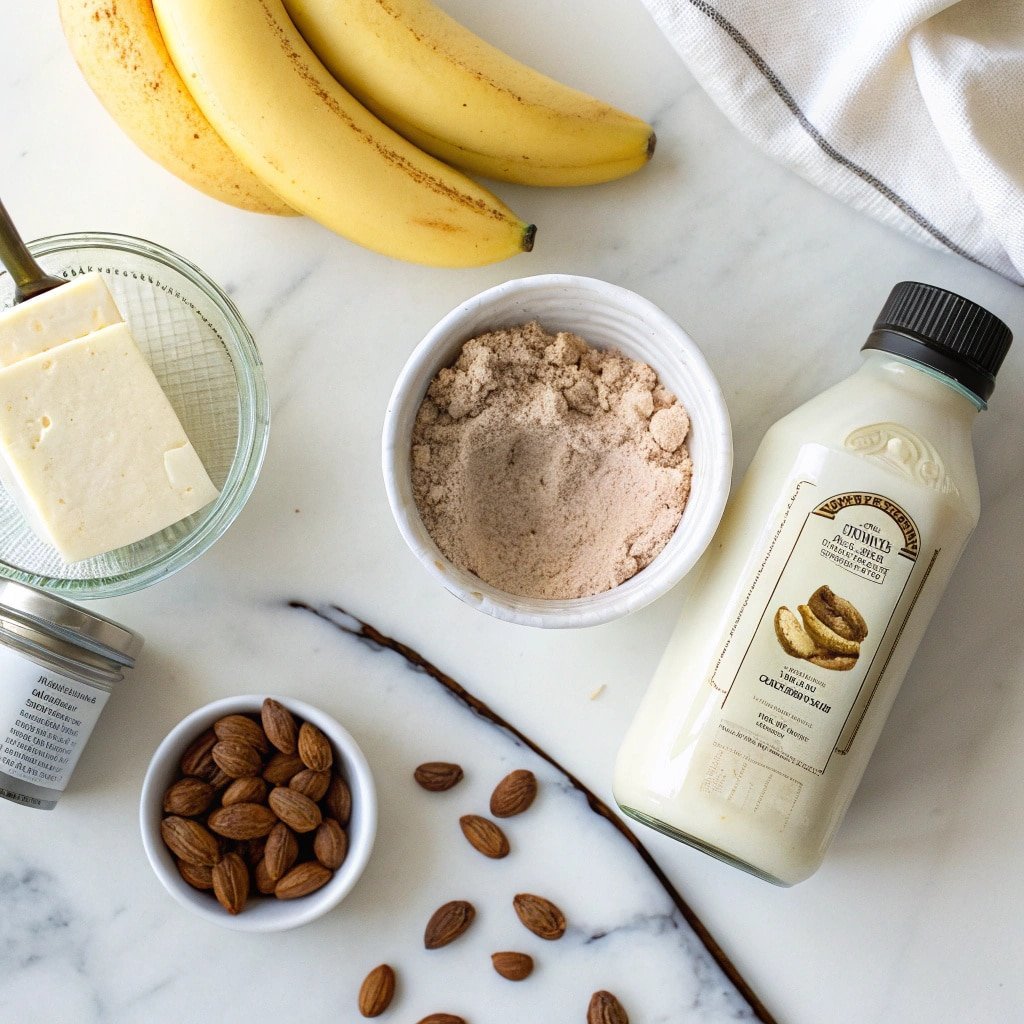 Chocolate peanut butter protein ice cream with toppings