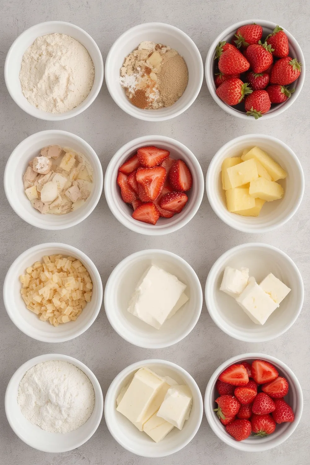 Strawberries & Cream Angel Cake