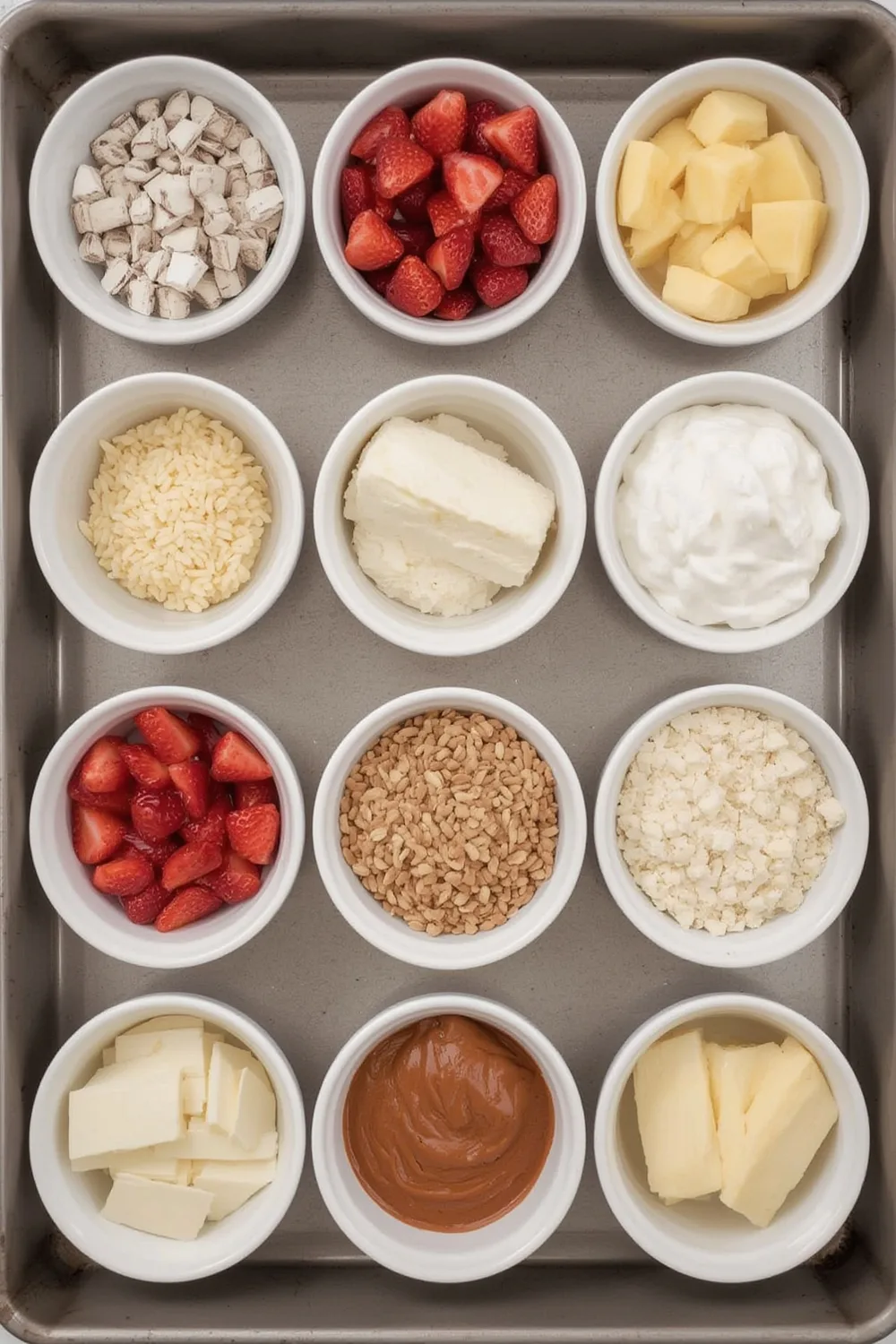 Strawberries & Cream Sheet Pan Cake