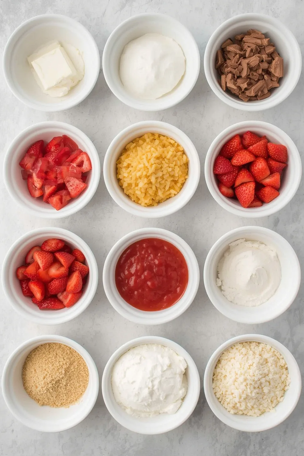 Strawberries & Cream Bundt Cake