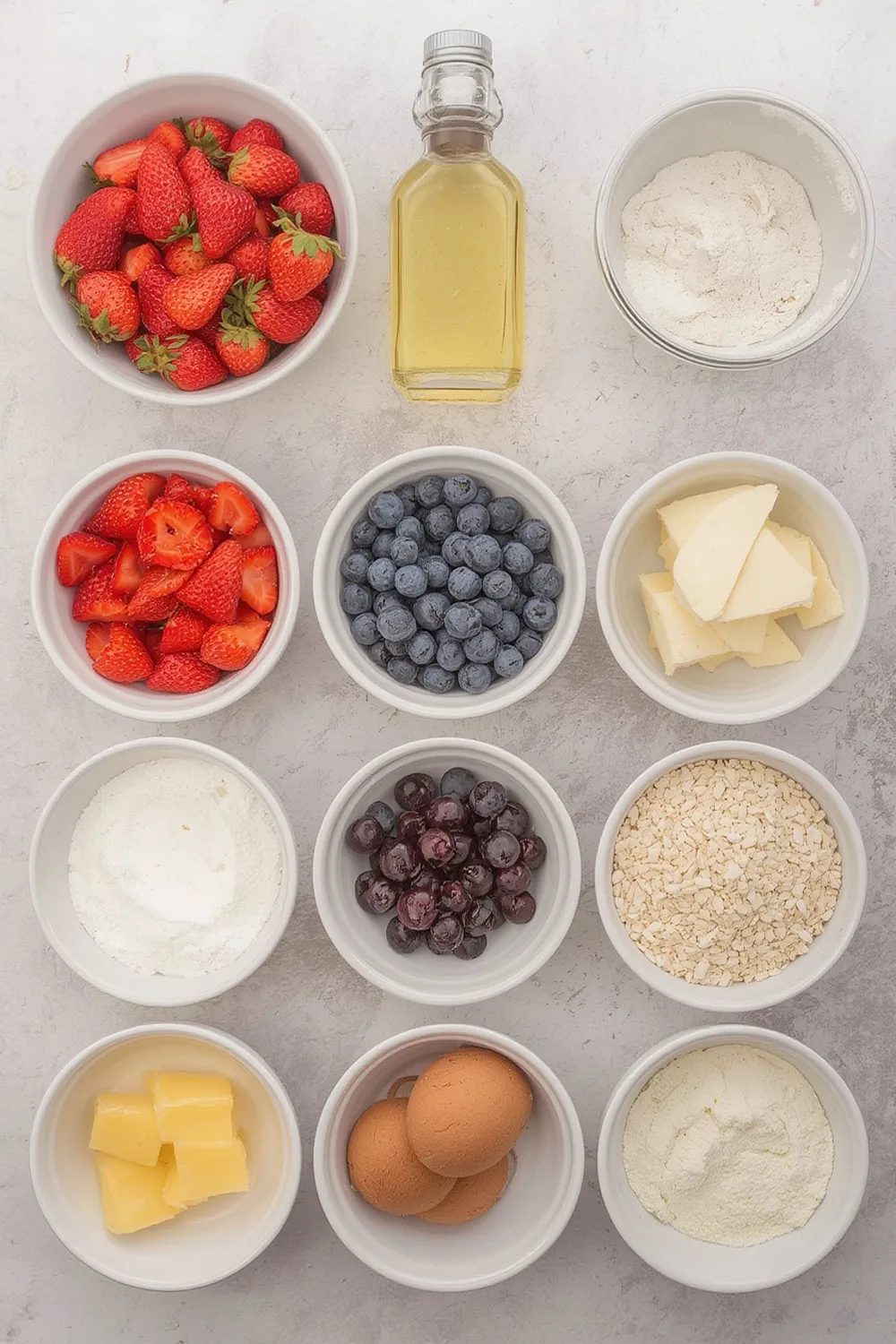 Strawberry Vanilla Fruit Cake