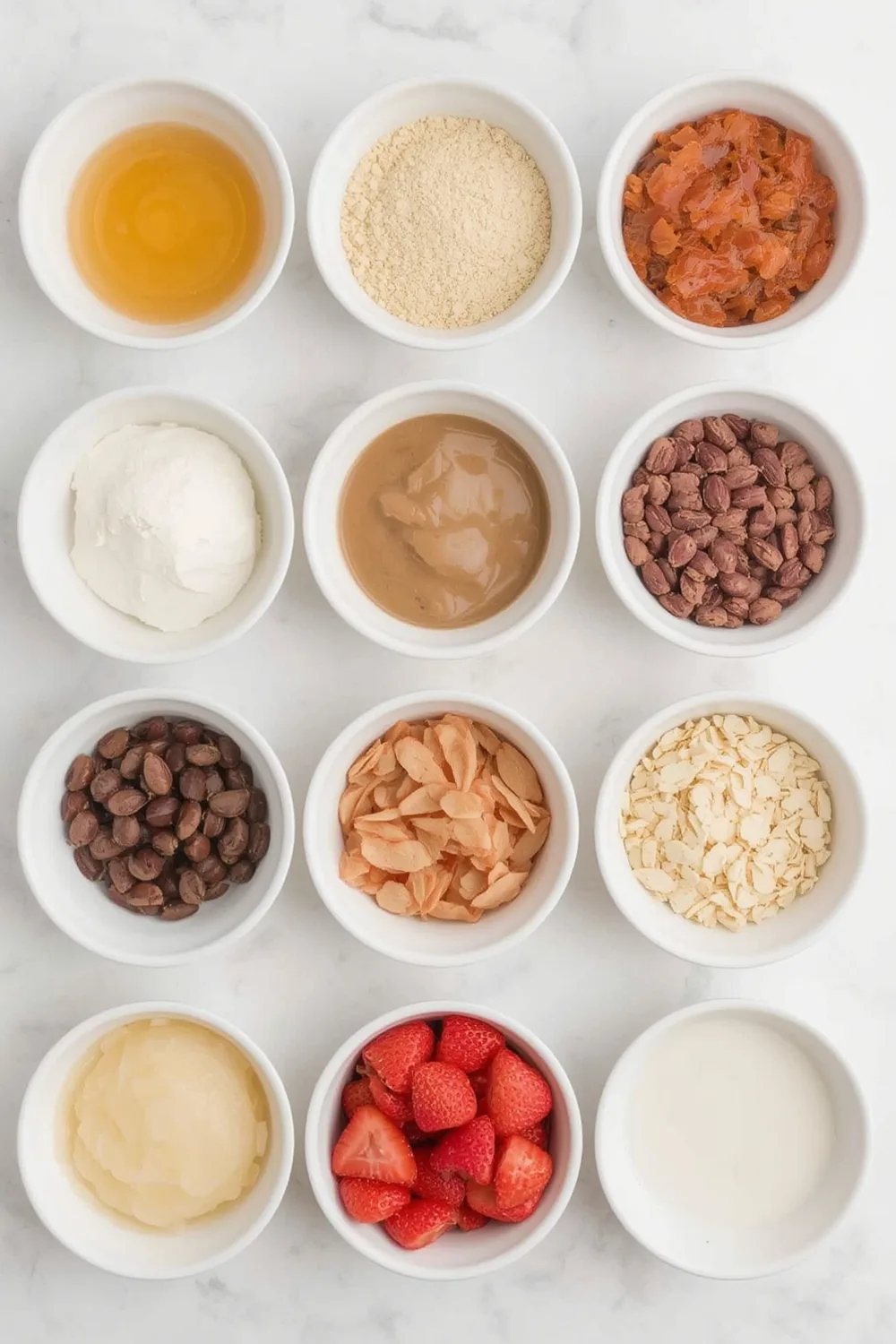 Strawberry Almond Fruit Cake