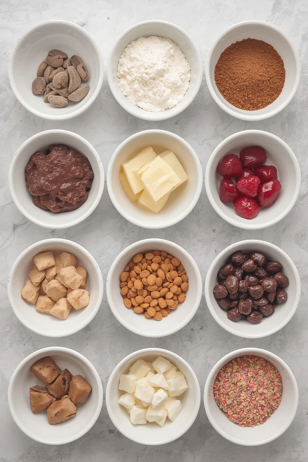 Mini Heart Brownie Bites