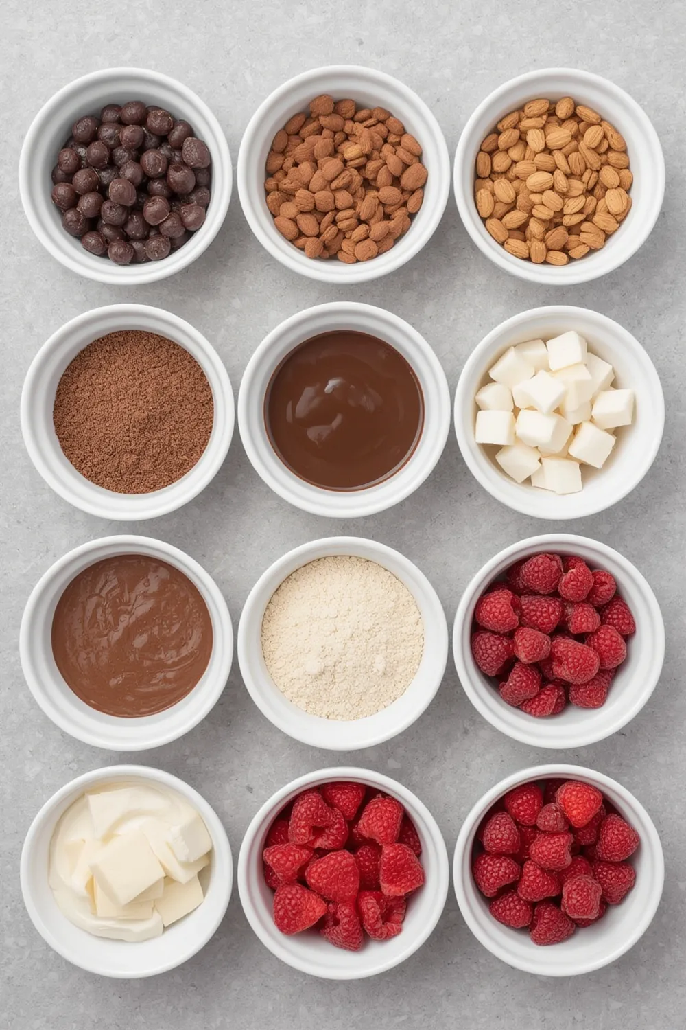 Chocolate Raspberry Dessert Shooters