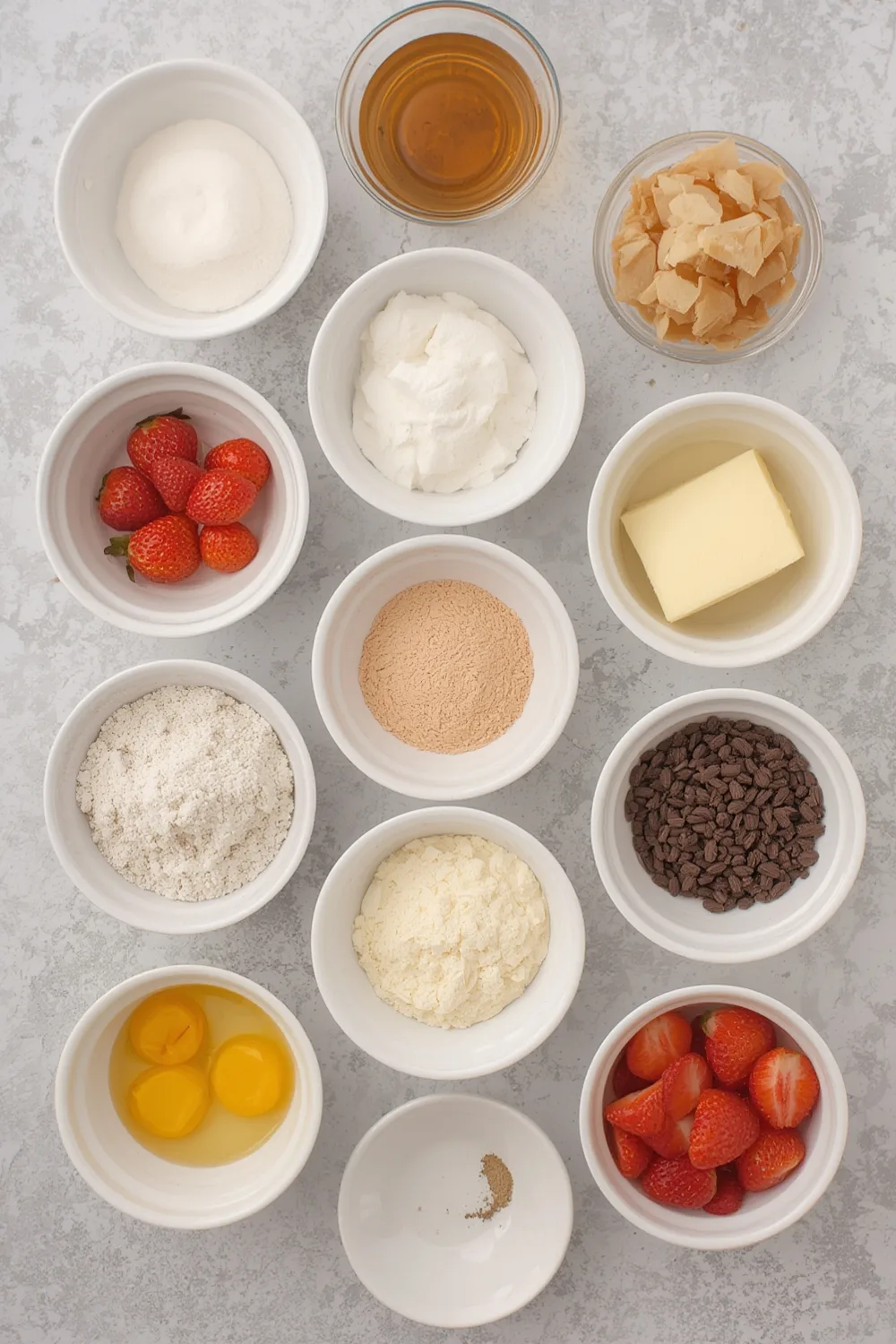 Strawberry Lemon Aesthetic Cake