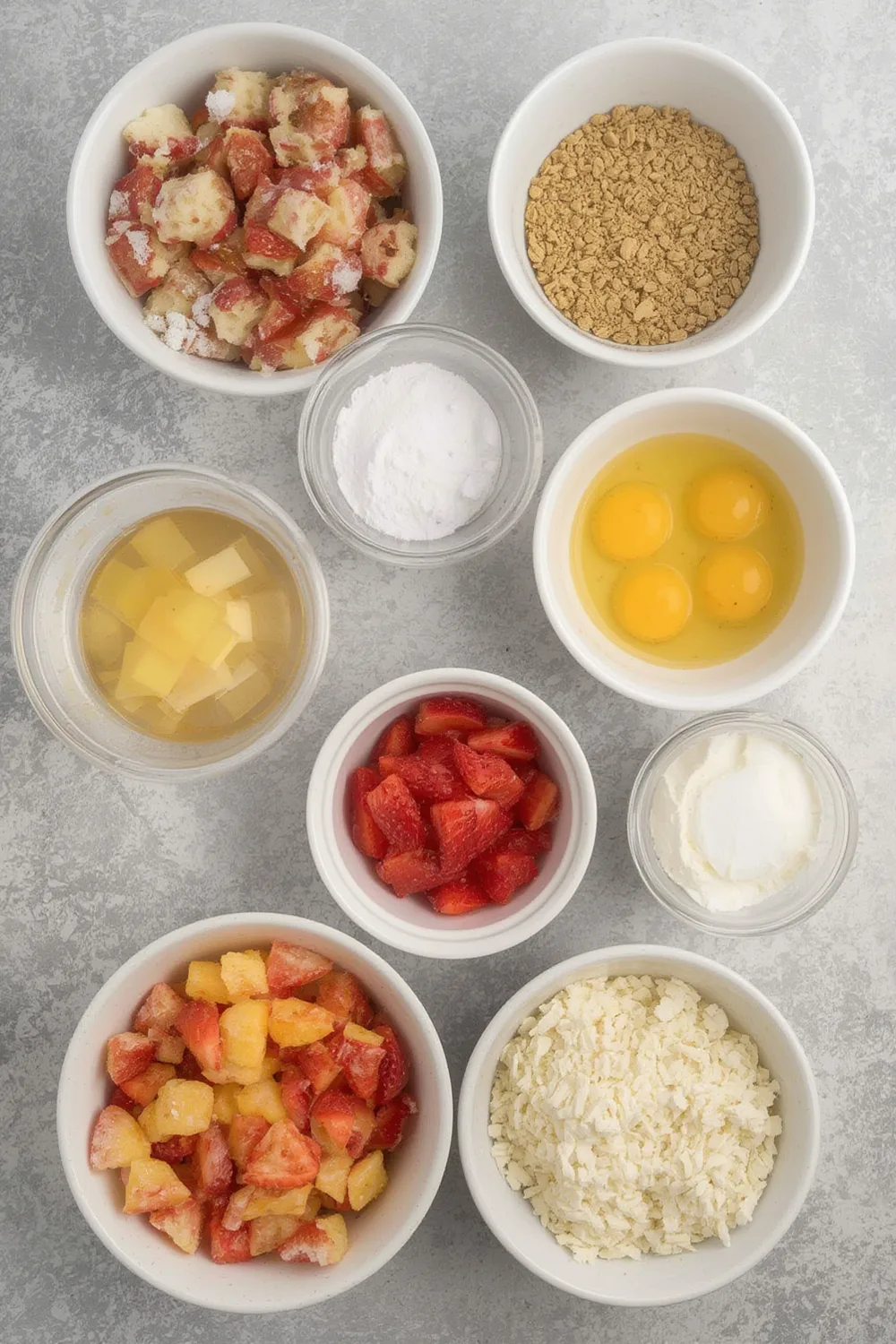 Strawberry Peach Summer Cake