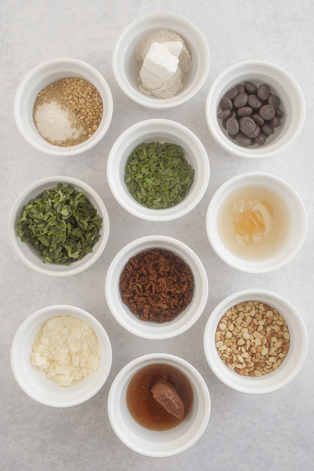 Chocolate Mint Grass Cups