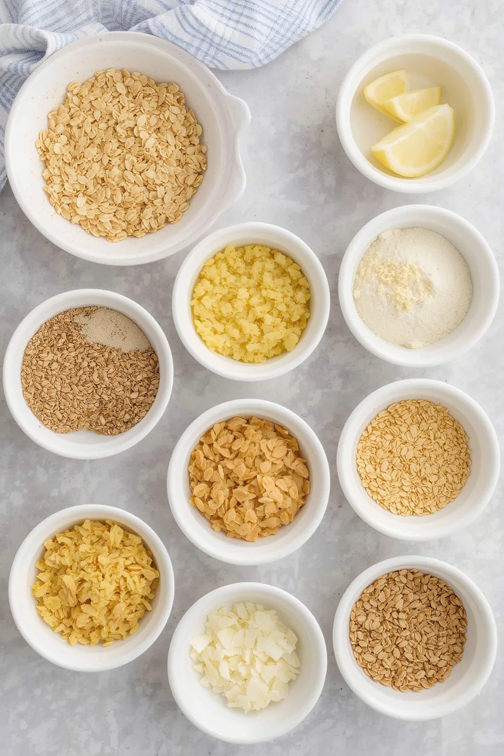 No Bake Lemon Oatmeal Cookies with Fresh Lemon Zest