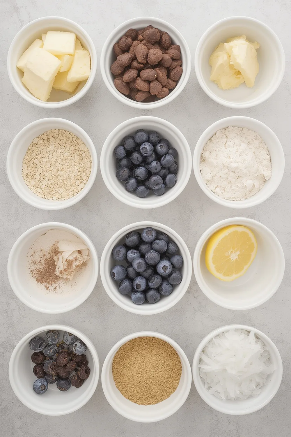 Lemon Blueberry No Bake Oatmeal Cookies