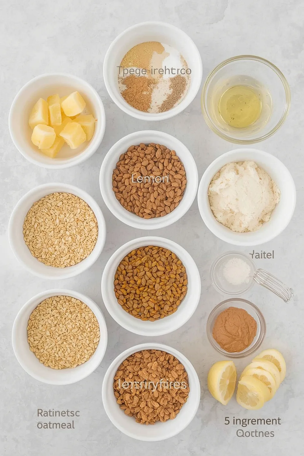 5-Ingredient Lemon Oatmeal Cookie Bites