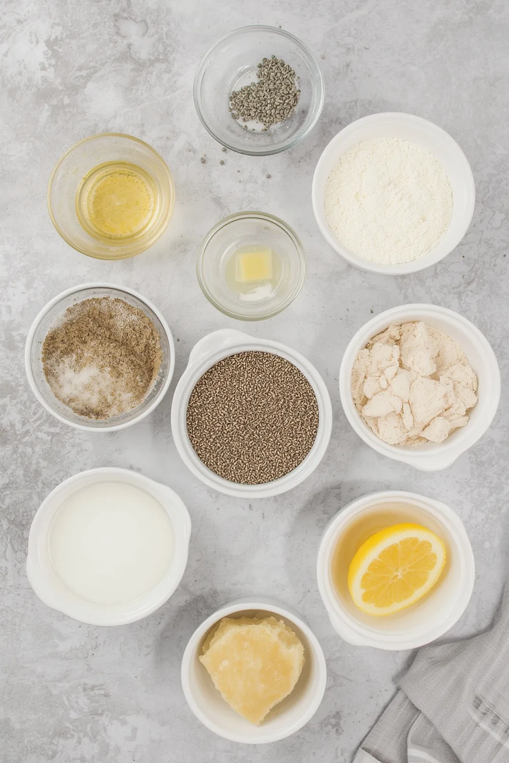 Lemon Chia Seed No Bake Cookies