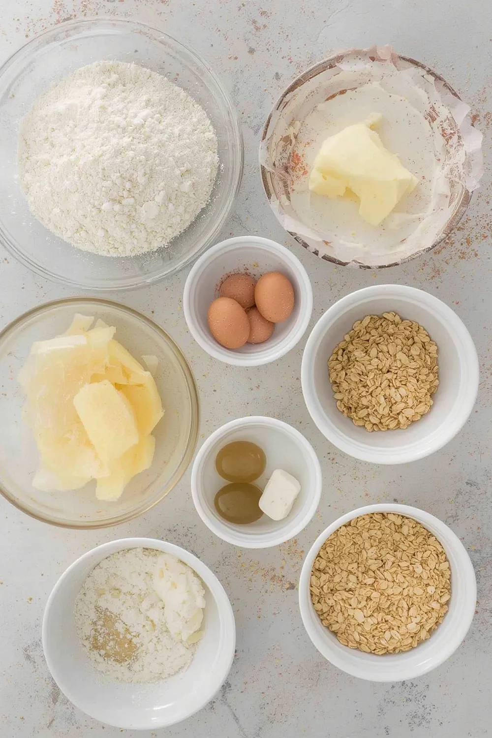 Lemon Cream Oatmeal Cookie Clusters