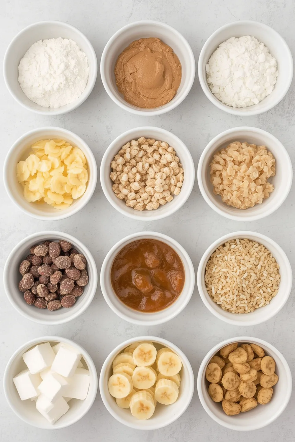 No Bake Banana Split Cheesecake Bars